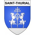 Saint-Thurial 35 ville Stickers blason autocollant adhésif