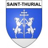 Saint-Thurial 35 ville Stickers blason autocollant adhésif