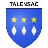 Talensac 35 ville Stickers blason autocollant adhésif