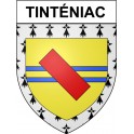 Tinténiac 35 ville Stickers blason autocollant adhésif