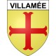 Villamée 35 ville Stickers blason autocollant adhésif