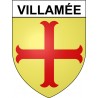 Villamée 35 ville Stickers blason autocollant adhésif