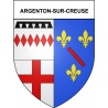 Pegatinas escudo de armas de Argenton-sur-Creuse adhesivo de la etiqueta engomada