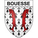 Bouesse 36 ville Stickers blason autocollant adhésif