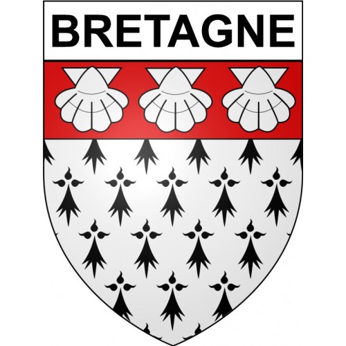 Bretagne 36 ville Stickers blason autocollant adhésif