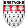 Bretagne 36 ville Stickers blason autocollant adhésif