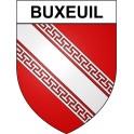 Buxeuil 36 ville Stickers blason autocollant adhésif
