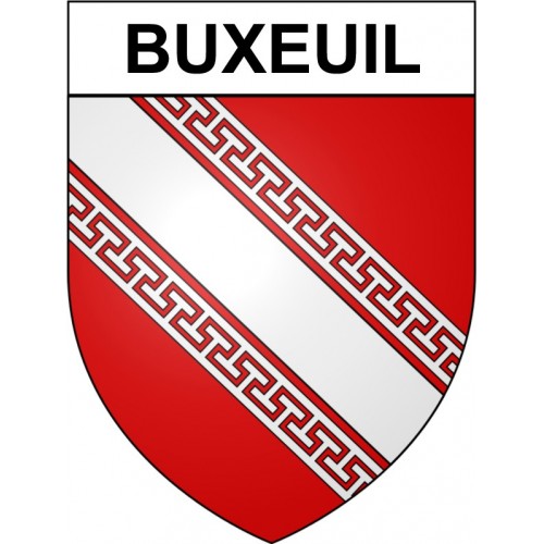 Buxeuil 36 ville Stickers blason autocollant adhésif