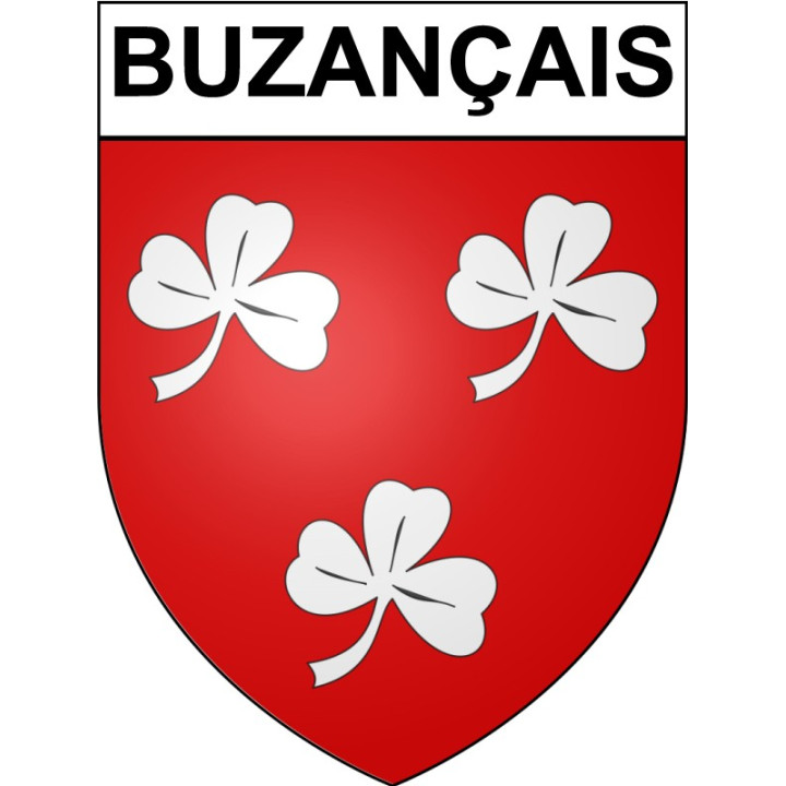 Pegatinas escudo de armas de Bazas adhesivo de la etiqueta engomada
