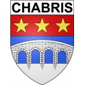 Chabris 36 ville Stickers blason autocollant adhésif