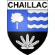 Chaillac 36 ville Stickers blason autocollant adhésif