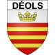 Déols 36 ville Stickers blason autocollant adhésif