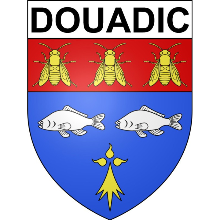 Douadic 36 ville Stickers blason autocollant adhésif