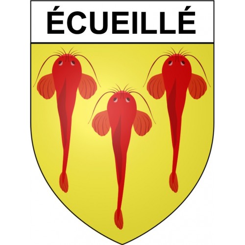 écueillé 36 ville Stickers blason autocollant adhésif eBay