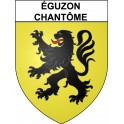 éguzon-Chantôme 36 ville Stickers blason autocollant adhésif