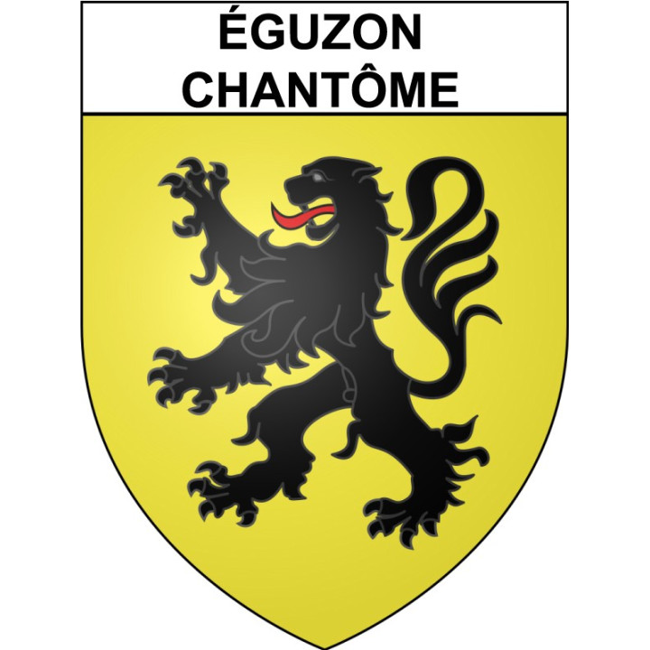 éguzon-Chantôme 36 ville Stickers blason autocollant adhésif