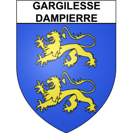 Gargilesse-Dampierre 36 ville Stickers blason autocollant adhésif