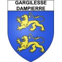 Gargilesse-Dampierre 36 ville Stickers blason autocollant adhésif
