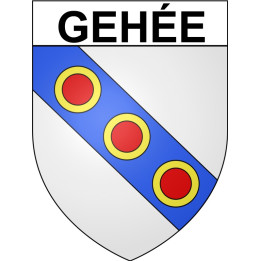 Stickers coat of arms Bazas adhesive sticker