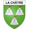 La Châtre 36 ville Stickers blason autocollant adhésif