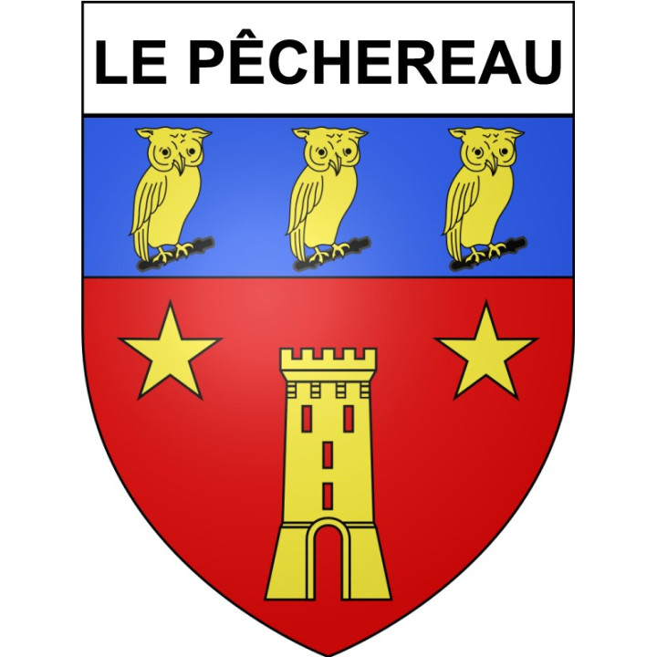 Stickers coat of arms Bazas adhesive sticker