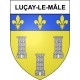 lucay-le-male 36 ville Stickers blason autocollant adhésif