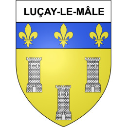 Stickers coat of arms Bazas adhesive sticker