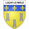 lucay-le-male 36 ville Stickers blason autocollant adhésif