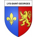 Lys-Saint-Georges 36 ville Stickers blason autocollant adhésif