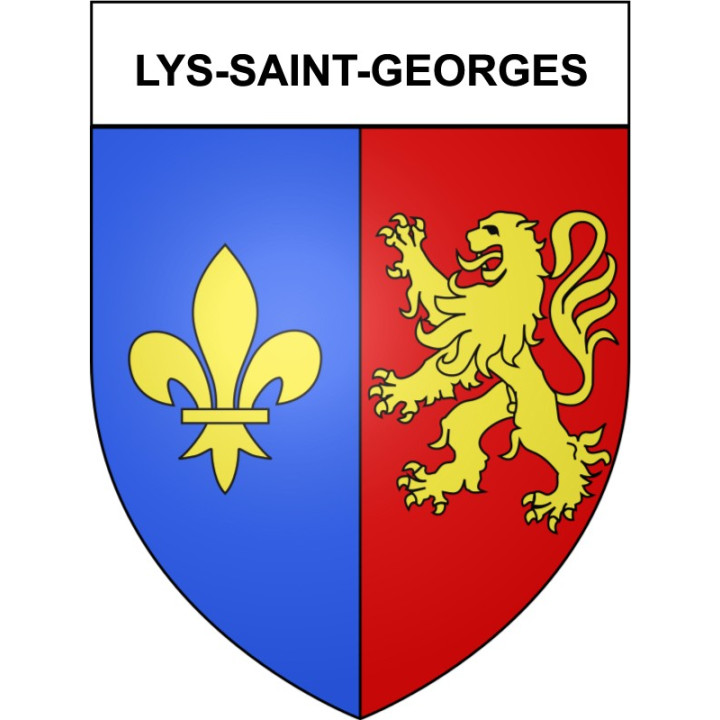Lys-Saint-Georges 36 ville Stickers blason autocollant adhésif