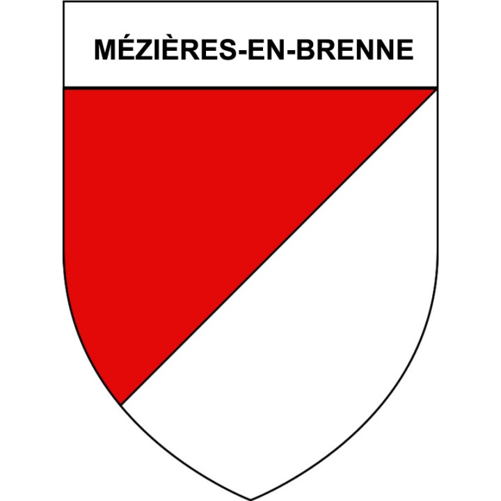 Stickers coat of arms Bazas adhesive sticker