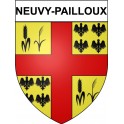 Neuvy-Pailloux 36 ville Stickers blason autocollant adhésif