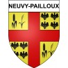 Neuvy-Pailloux 36 ville Stickers blason autocollant adhésif