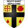Neuvy-Saint-Sépulchre 36 ville Stickers blason autocollant adhésif