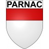 Parnac 36 ville Stickers blason autocollant adhésif