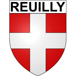 Reuilly 36 ville Stickers blason autocollant adhésif