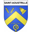 Saint-Aoustrille 36 ville Stickers blason autocollant adhésif