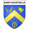 Stickers coat of arms Bazas adhesive sticker