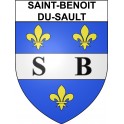 Saint-Benoit-du-Sault 36 ville Stickers blason autocollant adhésif