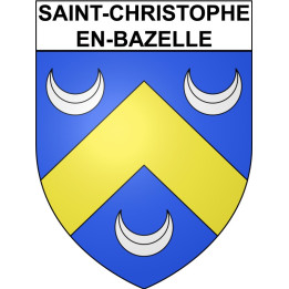 Saint-Christophe-en-Bazelle 36 ville Stickers blason autocollant adhésif