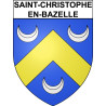 Stickers coat of arms Bazas adhesive sticker