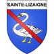 Sainte-Lizaigne 36 ville Stickers blason autocollant adhésif