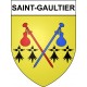 Saint-Gaultier 36 ville Stickers blason autocollant adhésif