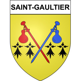 Stickers coat of arms Bazas adhesive sticker