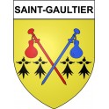 Saint-Gaultier 36 ville Stickers blason autocollant adhésif
