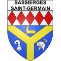 Sassierges-Saint-Germain 36 ville Stickers blason autocollant adhésif