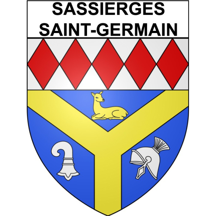 Stickers coat of arms Bazas adhesive sticker