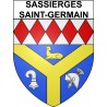 Adesivi stemma Sassierges-Saint-Germain adesivo