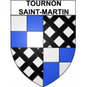 Tournon-Saint-Martin 36 ville Stickers blason autocollant adhésif