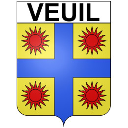 Stickers coat of arms Bazas adhesive sticker